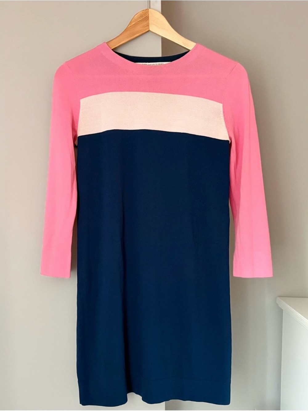 Diane von Furstenberg Color Block Shift Dress